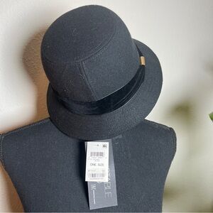 I•N•C International Concepts Women’s Black Adjustable Fit Band Hat NWT O/S